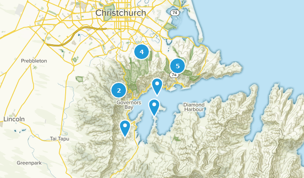 Lyttelton, Canterbury Map