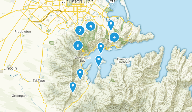 Lyttelton, Canterbury Map
