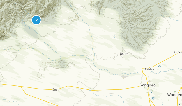 Rangiora, Canterbury Map