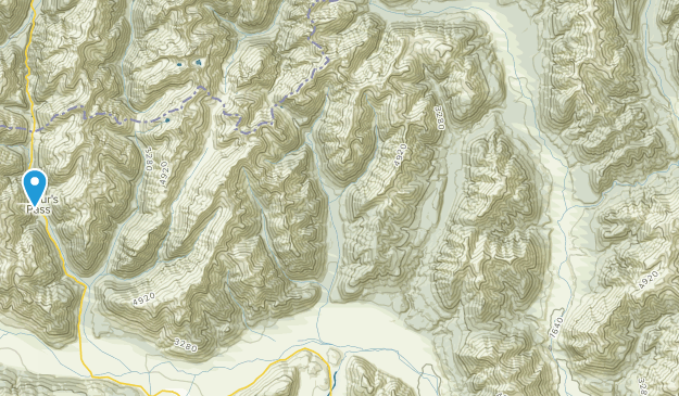 Arthur's Pass, Canterbury Region Map