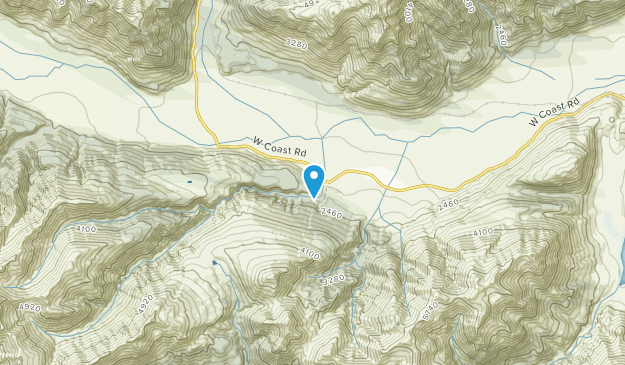 Bealey Spur, Canterbury Region Map