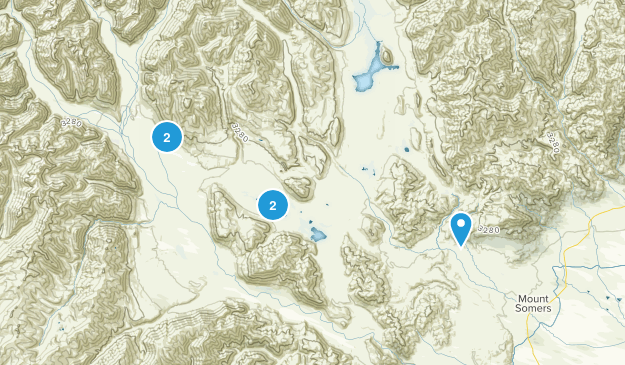 Lake Clearwater, Canterbury Region Map