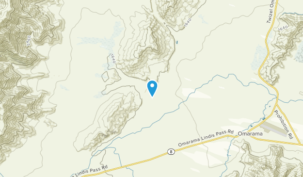 Omarama, Canterbury Region Map