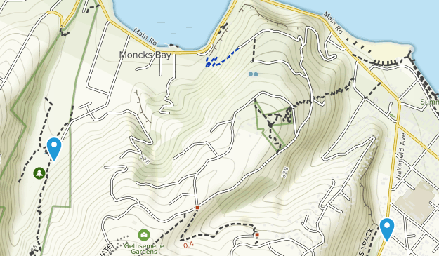 Redcliffs, Canterbury Region Map