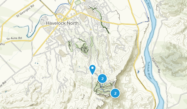 Havelock North, Hawke's Bay Map