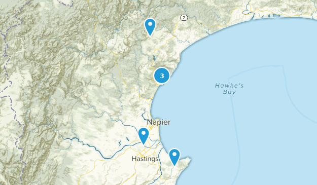 Napier, Hawke's Bay Map
