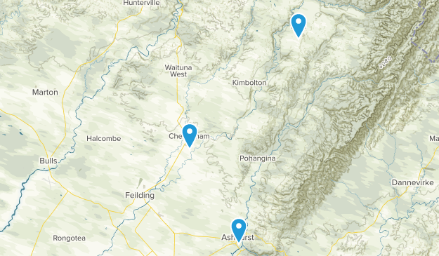 Feilding, Manawatu-Wanganui Map
