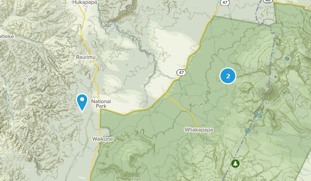 Owhango, Manawatu-Wanganui Map