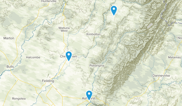 Cheltenham, Manawatu-Wanganui Region Map
