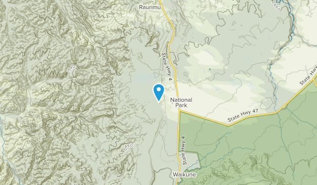 National Park, Manawatu-Wanganui Region Map