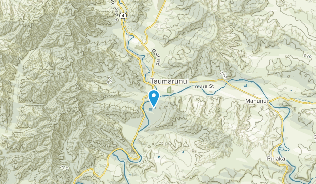 Taumarunui, Manawatu-Wanganui Map