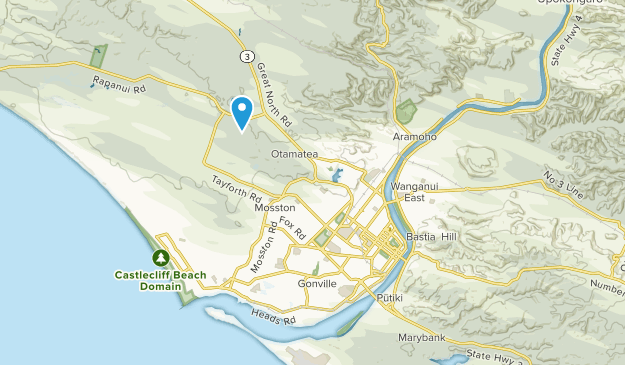Wanganui, Manawatu-Wanganui Map