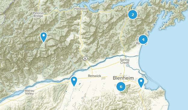 Blenheim, Marlborough Map