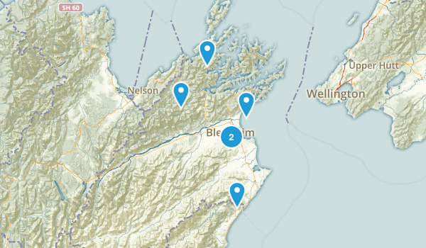 Blenheim, Marlborough Region Map