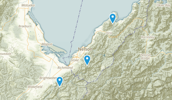 Nelson, Nelson Region Map