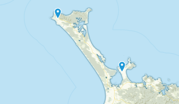 Awanui, Northland Map