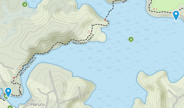 Haruru, Northland Map