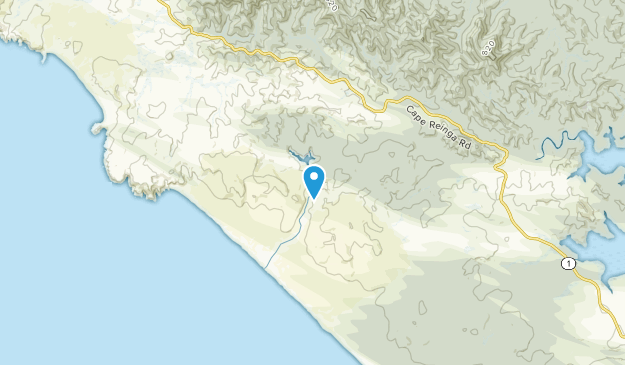 Te Paki, Northland Region Map