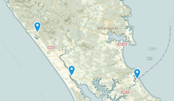 Whatoro, Northland Region Map
