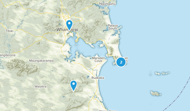 Whangarei, Northland Map