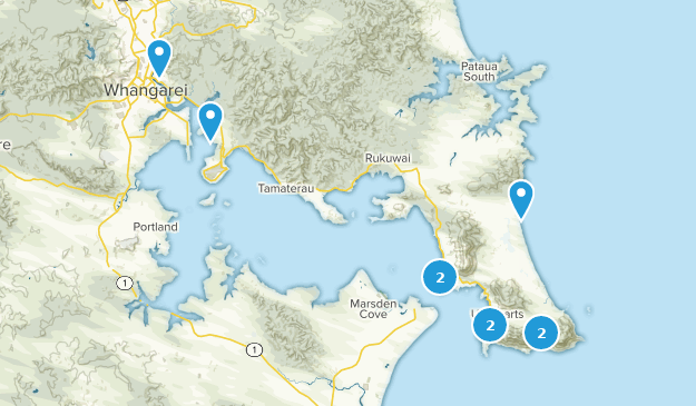 Whangarei, Northland Map