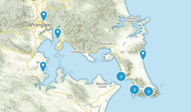 Whangarei, Northland Map