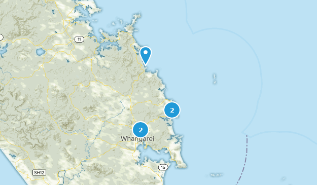 Whangaruru North, Northland Map