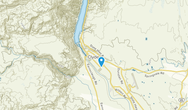 Clyde, Otago Map