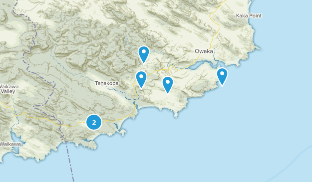 Owaka, Otago Map