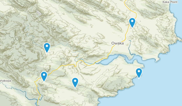 Owaka, Otago Map
