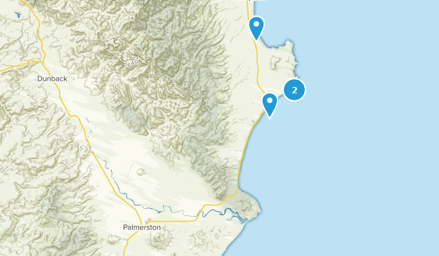 Palmerston, Otago Map