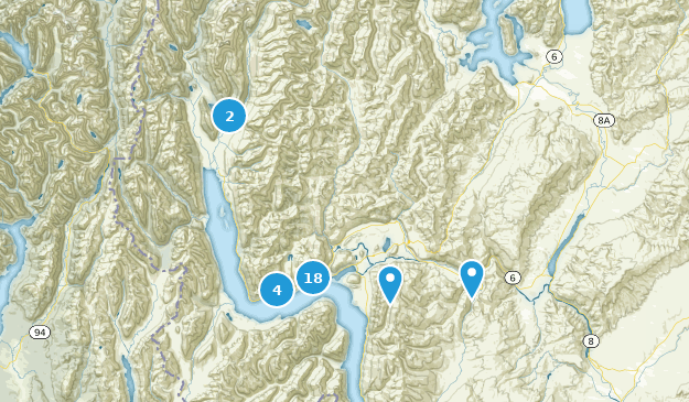 Queenstown, Otago Map