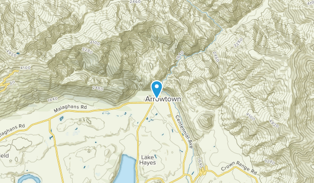 Arrowtown, Otago Region Map
