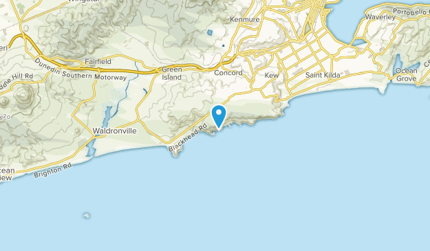 Blackhead, Otago Region Map