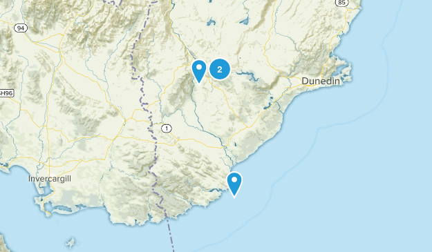 Bungtown, Otago Region Map