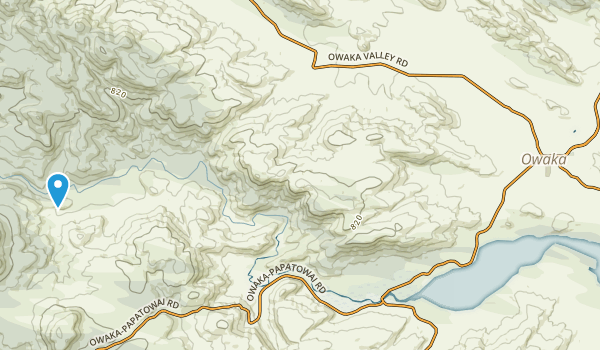 Owaka, Otago Region Map