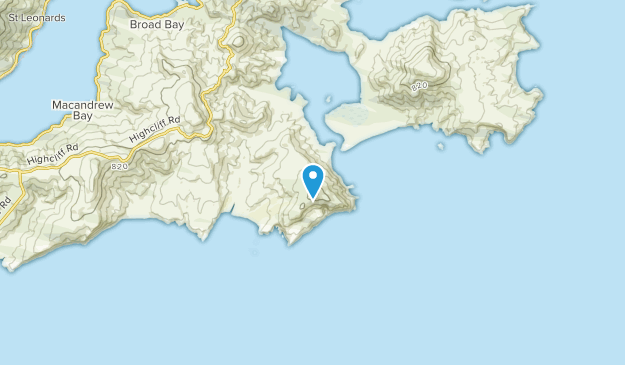 Sandymount, Otago Region Map
