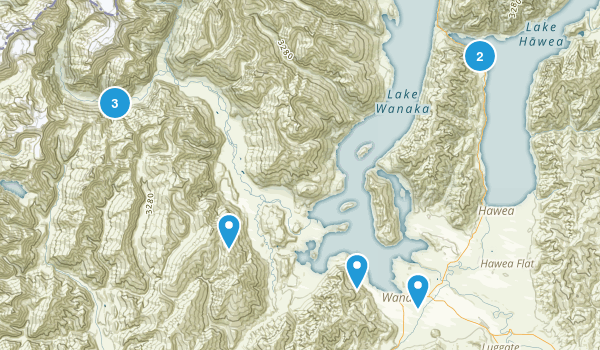 Wanaka, Otago Region Map