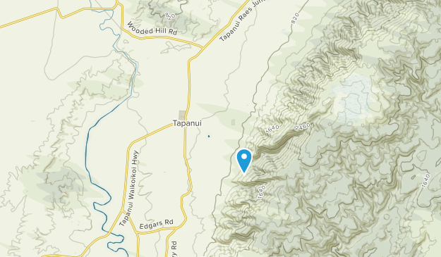 Tapanui, Otago Map