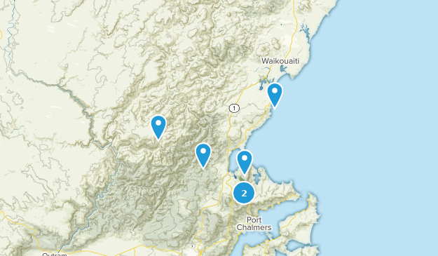 Waikouaiti, Otago Map