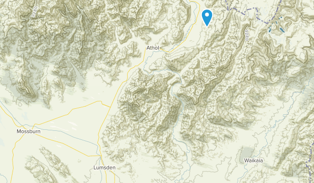 Lumsden, Southland Map