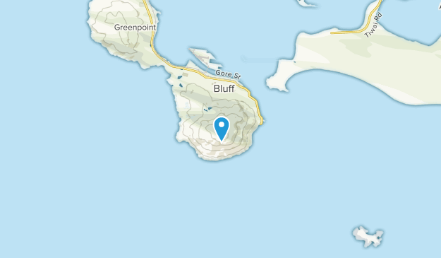 Bluff, Southland Region Map
