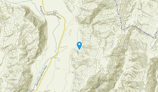 Garston, Southland Region Map