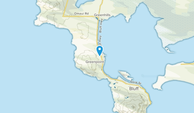Greenpoint, Southland Region Map