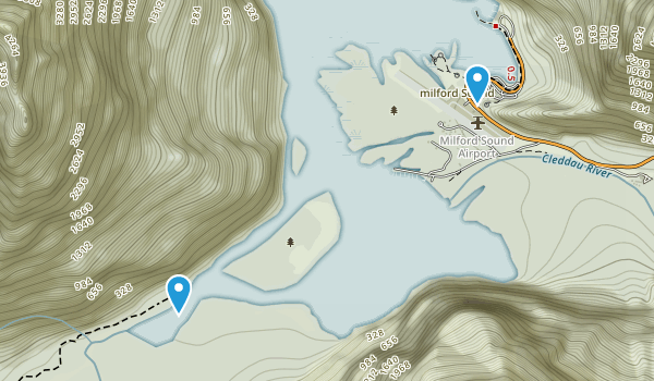 Milford Sound, Southland Region Map