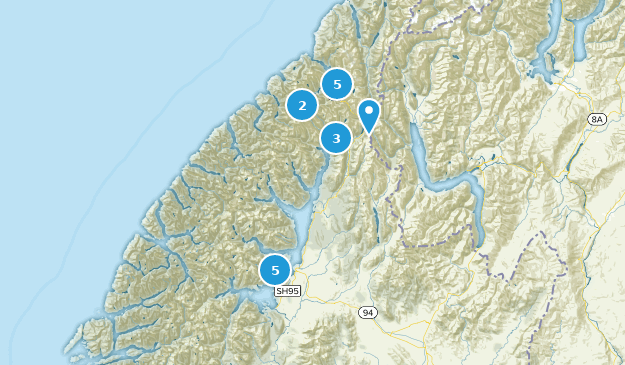 Te Anau, Southland Map