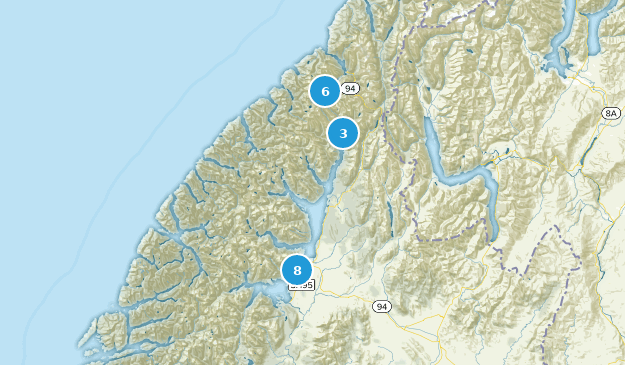 Te Anau, Southland Map