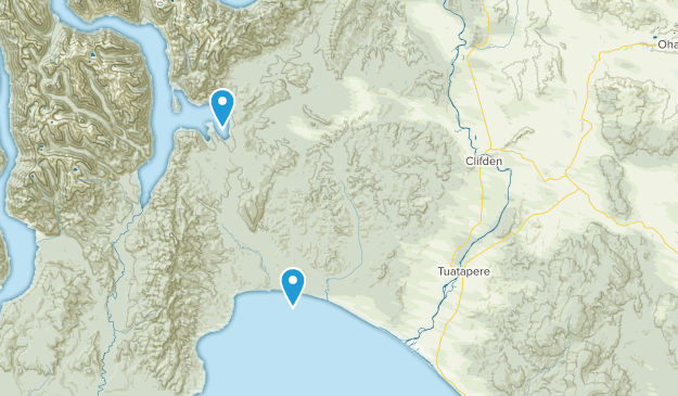 Tuatapere, Southland Map