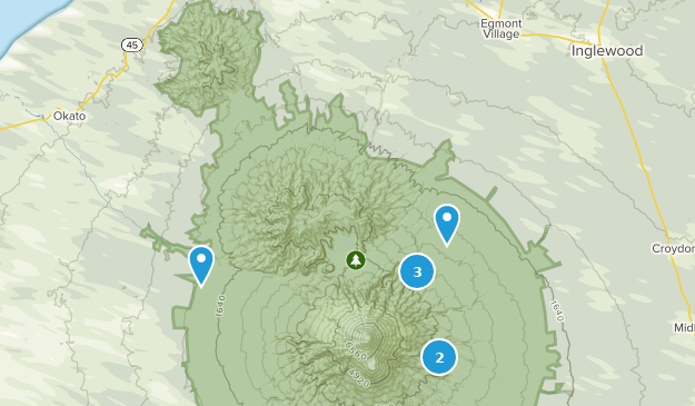 North Egmont, Taranaki Map