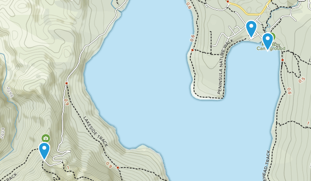 Saint Arnaud, Tasman Region Map